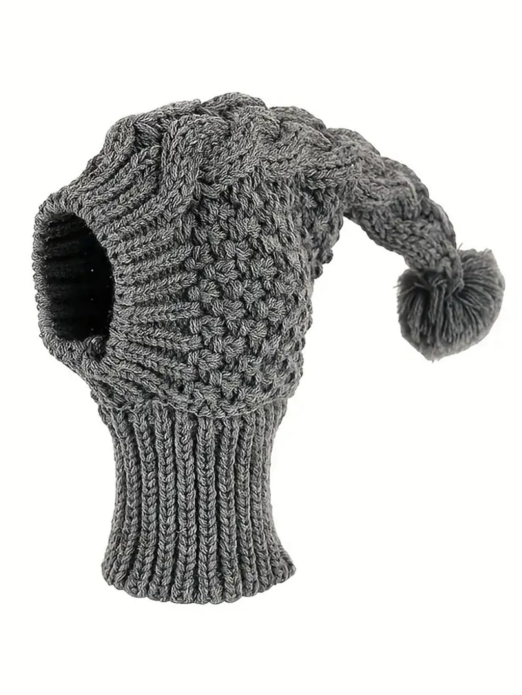Hand Knit Winter Wool Greyhound Large Dog Beanie Hat Dog Accessories Whippet Snood for Dogs