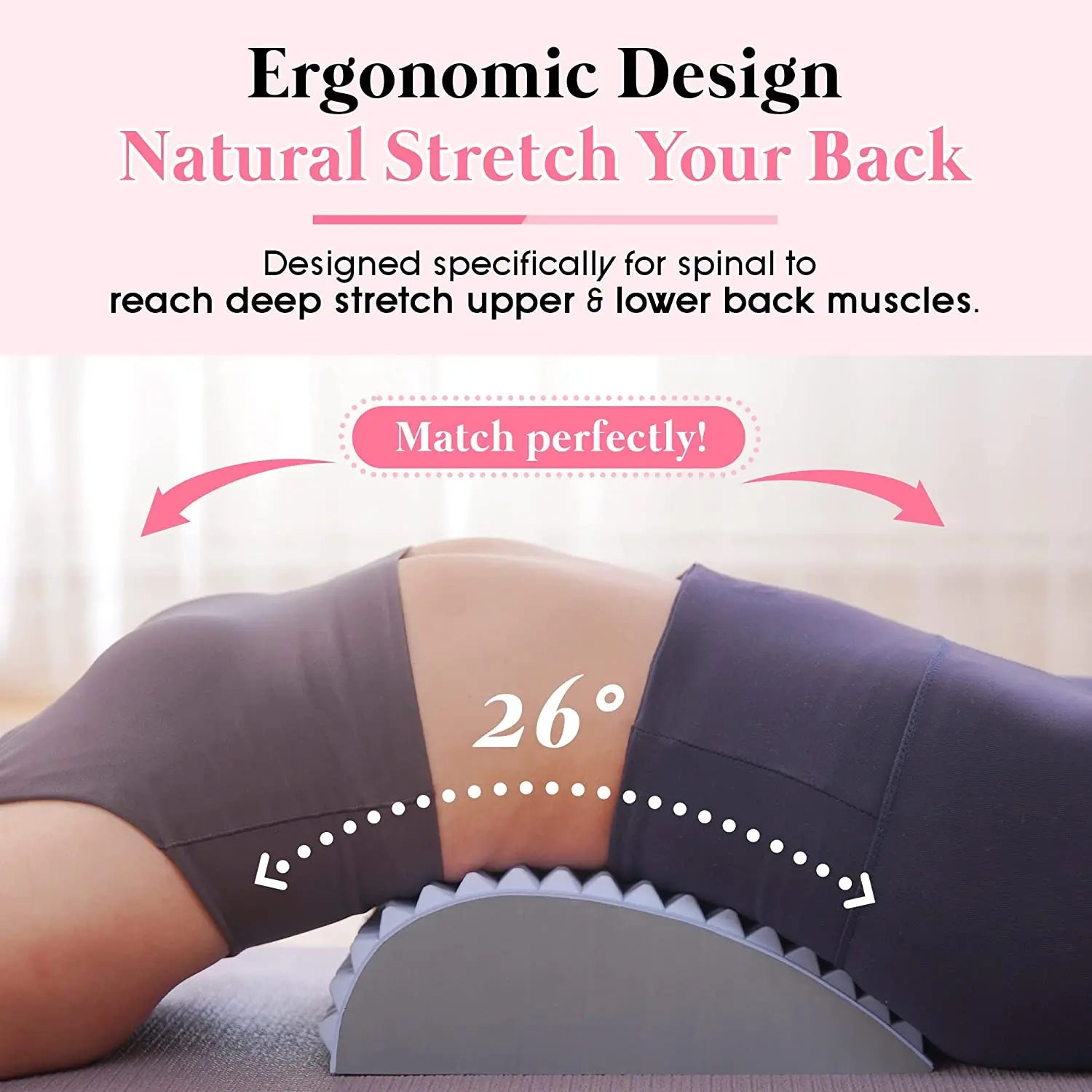 Lower Back Pain Back Stretcher Pillow 