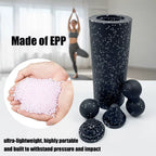 5-In-1 Fascia Roller Set Muscle Recovery Set-Vibrating Foam Roller&Peanut Massage Ball for Back,Neck,Leg Yoga Workout