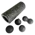 5-In-1 Fascia Roller Set Muscle Recovery Set-Vibrating Foam Roller&Peanut Massage Ball for Back,Neck,Leg Yoga Workout