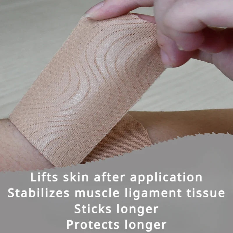 Sports Waterproof Kinesiology Tape Stickers Athletic Bandage Protector Strapping Pain Relief Tennis Gym