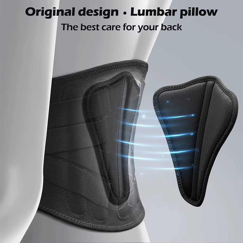 Back Brace for Lower Back Pain, Sciatica, Herniated Disc, Scoliosis, Back Support Belt with Soft Pad, Lightweight Lumbar Support